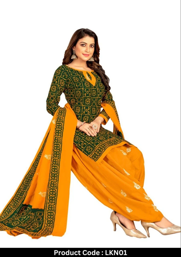 Ladies Cotton Printed Readymade Salwar suit